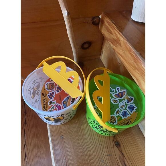 2024 McDONALD'S Halloween Bucket Pail x2 - Picture 2 of 2